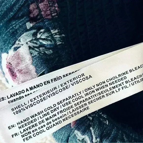 NWT B.O.G. Collective Evergreen Sleeveless Rouge Off Shoulder Peasant Top SizeXL - Picture 11 of 13